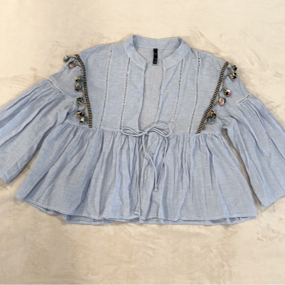 Zara Pom Pom Top